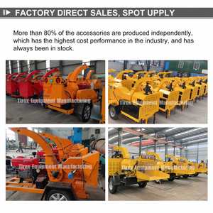 Déchiqueteuse à bois à tambour de grande capacité déchiqueteuse de branches déchiqueteuse d'arbres déchiqueteuse japonaise 15 tonnes diviseuse de bois hydraulique - Product Image 5