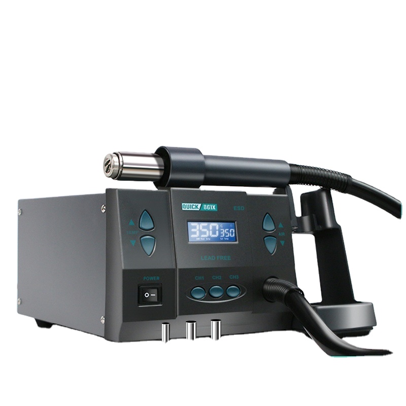 Quick 861X Digital Display 1300W Hot Air Gun - Lead-free
