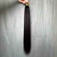 Extensions de cheveux humains D.S Hair 18-26 pouces, tissées, douces et légères pour un confort tout au long de la journée