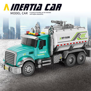 WYL nuevo producto niños otro vehículo de juguete 1/10 inercia ingeniería camión juguetes gran tamaño fricción agua pulverizada camión juguete con spray - Product Image 2