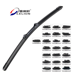 LELION Vente en gros de pièces automobiles Essuie-glaces multifonctions pour pare-brise avant de voiture Choisissez un adaptateur Lames d'essuie-glaces sans cadre - Product Image 1