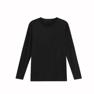 Leeres Langarm-T-Shirt Herren Athletic Under Shirt Anpassen Baumwolle Spandex Herbst Slim Fit T-Shirt für Männer Beste Qualität Marke - Product Image 4