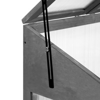 Serre en bois Durable de haute qualité 70x50x120cm imperméable à l'eau résistant à la corrosion adaptée à la Protection du planteur de fleurs de jardin