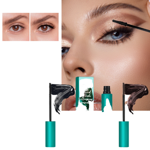 Máscara de Pestañas Marrón Earth Lash, Definición Natural, Resistente a las Manchas, Enriquecida con Caolín, Rímel Líquido Impermeable para Rizar, Engrosar y Alargar las Pestañas - Product Image 1