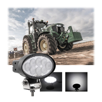 Lampe de travail LED ovale de 5,5 pouces, 40W, faisceau large/spot, pour AXE16947 AXE40244