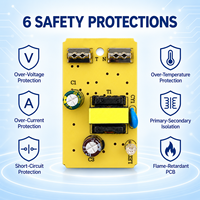 Carte de circuit imprimé de protection contre la surtension 12V 0.5A pour alimentations 6W, directement de l'usine, pour remplacement et réparation
