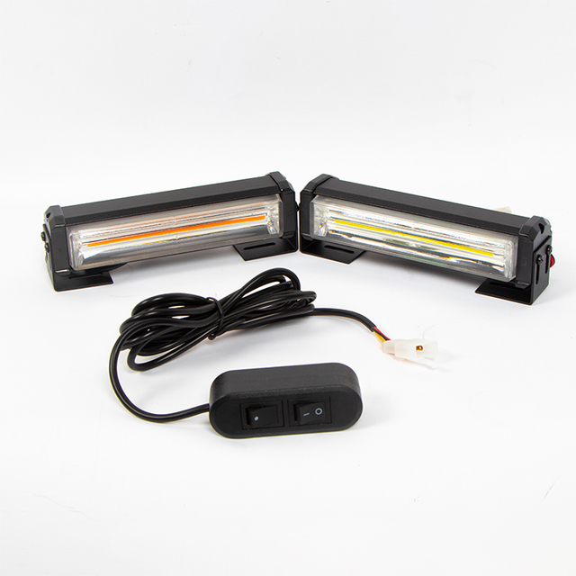 Emergency Strobe White Amber Red Blue LED Grille Warnig Light