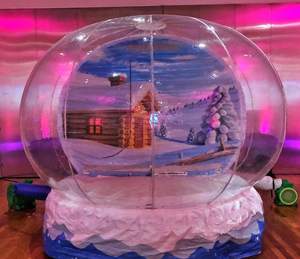 파티 스노우 글로브 버블 텐트 어린이와 성인을위한 풍선 스노우 글로브 풍선 스노우 글로브 사진 부스 - Product Image 6