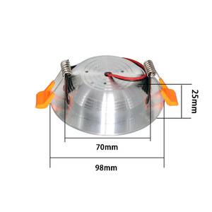 Accesorios para caravanas blancos, luz LED de cúpula redonda de 12V 3W para iluminación interior de caravanas, yates y vehículos recreativos. - Product Image 4