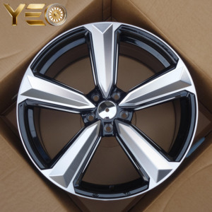 Cerchi in Lega di Alluminio Forgiati Neri con Finitura Lavorata Bronzo Opaco Disponibili 8JX18 5*112 per <span class=keywords><strong>Audi</strong></span> A3 A4 A4 Allroad A5 S3 <span class=keywords><strong>Q3</strong></span> - Product Image 4