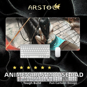 Mousepad game karet kartun gadis Anime seksi Nude kustom 800x300mm tersedia - Product Image 2