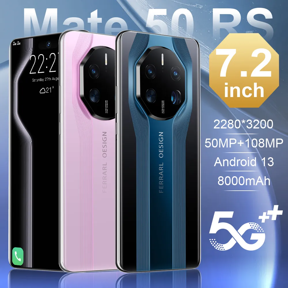 Goedkope 7.2Inch Nieuwste Android Goede Kwaliteit 5G Smartphones Globale Versie 4G Mobiele Telefoon