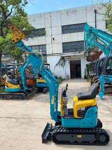 日本製 クボタ U10 小型格安掘削機 ミニショベル 1.2トン 絶好調 中古 エンジン・ギアボックス・ギア付き - Product Image 2