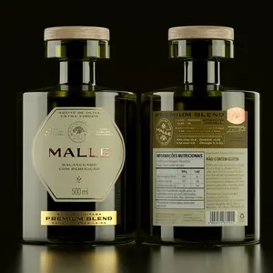 Custom Premium Parfum Label 3d Vernis Goud/Koperfolie Getextureerde Papieren Sticker Voor Oude Verpakking Flesetiketten