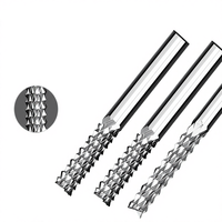 Fraises à denture en carbure monobloc revêtues, 0,5-12 mm, pour routeur CNC, pour fraisage de PCB, fibre de carbone, fibre de verre