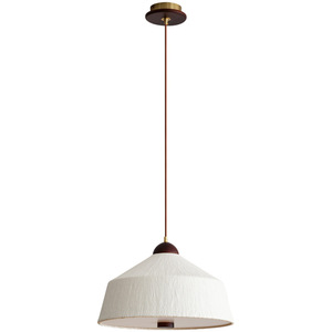 Lampe suspendue en papier Xuan de style japonais, lumière Led ronde E27 pour salle de thé, Zen, maison, comptoir de bar, éclairage d'îlot de restaurant - Product Image 5