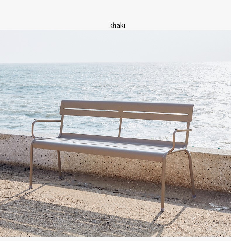 Relaxdays Panca da Giardino, per 2 Persone, Rose Decorative, Terrazzo Balcone, in Alluminio e Ghisa, 78x99x52 cm, Bronzo