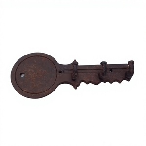 Antique <b>Key</b> Hook Farmhouse Country Style Metal Hooks Metal Vintage Style Decorative Hooks Home Decoration Items Interior - Product Image 1