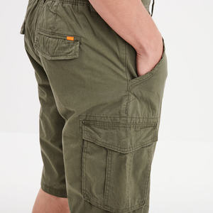 Shorts cargo décontractés en coton pour homme avec fermeture éclair, respirants, séchage rapide, design inspiré du sport, confort estival, poches fonctionnelles - Product Image 3