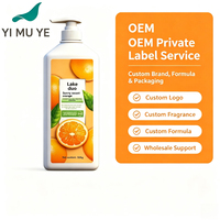 Détergent liquide vaisselle OEM personnalisé, parfum orange, dégraissant doux, 500g, nettoyant cuisine pour fruits et légumes