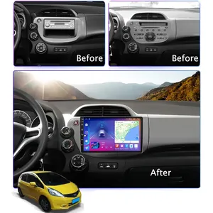 Autoradio pour Honda Fit <span class=keywords><strong>Jazz</strong></span> 2007-2013, navigation GPS, CarPlay, Android Auto, lecteur multimédia stéréo, WiFi 4G, IPS, Mirror Link - Product Image 3