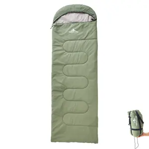 Os melhores sacos de dormir para ambientes externos para clima frio tecido de poliéster à prova de molha com enchimento de algodão