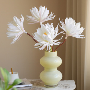 Fiori Artificiali C1206 Epiphyllum in Seta, Cereus a Fioritura Notturna per Decorazioni in Stile Coreano, Bouquet da Matrimonio e Allestimenti per Vetrine - Product Image 2