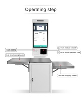 Caisse enregistreuse libre-service numérisation paiement Cash Alipay Machine de commande Kiosque libre-service pour restaurant