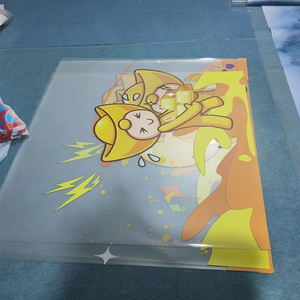 Pegatinas decorativas impermeables galvanizadas de Metal hueco de transferencia multicolor personalizables de alta definición Logotipo de cristal dividido - Product Image 3