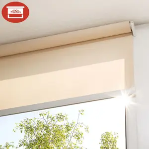 Sun screen fabric translucent roller blinds one way window blinds