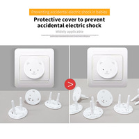 Prise Électrique Européenne Protection Anti-Choc pour Enfants et Bébés Cache-Prise de Sécurité