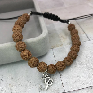 Tự Nhiên 8Mm Bồ Đề Hạt Giống Và Rudraksha Đính Cườm Vòng Đeo Tay Vòng Hình Dạng Lỏng Đá Quý Phong Cách Hợp Thời Trang Cho Quà Tặng - Product Image 5