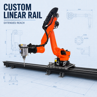 Robot de fraisage KUKA KR210 R2700 Extra, robot CNC 7 axes, usinage haute performance