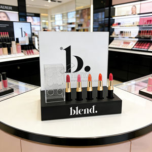 Expositor de Acrílico Personalizado Tinya de Diseño Moderno para Lápices Labiales y Brillos Labiales, Fácil de Montar, con Compartimentos, para Tiendas Minoristas de Belleza - Product Image 2
