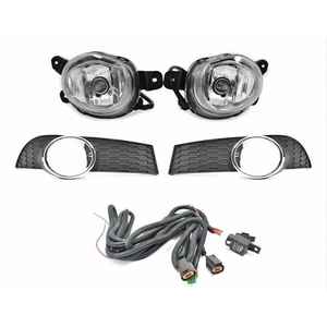 Juego de Faros Antiniebla LED para Chevrolet Aveo 2012-2019, 12V, Nuevo, Kit de Actualización Retrofit, Par con Carcasa Negra y Lente Transparente, Encendido Automático - Product Image 1