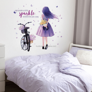 Bella ragazza Inspirational Text Wall Sticker <span class=keywords><strong>per</strong></span> la camera dei bambini carta da parati <span class=keywords><strong>per</strong></span> interni <span class=keywords><strong>per</strong></span> la decorazione e la promozione - Product Image 2