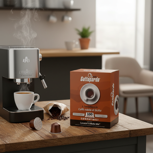 100 Capsule di Caffè Il Mio Ricco Gattopardo Compatibili con A MODO MIO, con Foglio di Alluminio Metallico e Coperchio, 0,11g/Capsula - Product Image 3