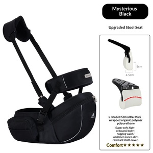 Siège de Hanche Multifonctionnel Transfrontalier pour Bébé avec Rangement, Conception à Bandoulière Unique, 0-3 Ans, 20KG, <span class=keywords><strong>Ceinture</strong></span> de Sécurité Respirante - Product Image 5