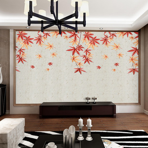 Mural de Pared Bordado Personalizado sin Costuras, Motivo Floral de Aves, Estilo Chino, Decoración del Hogar, Rectangular, Tela de Poliéster No Tejida - Product Image 2