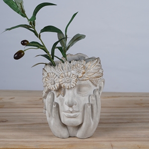 Lianda fatta a mano in cemento venere statua piantatrice oro creativo Design decorazione per <span class=keywords><strong>la</strong></span> casa arte scultura pacchetto all'ingrosso - Product Image 2