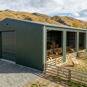 2026 In Promozione: Fienile Prefabbricato in Struttura d'Acciaio Leggera per Allevamento di Polli e Bestiame, Design Moderno, Casa Agricola con Telaio in Acciaio - Product Image 3