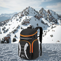 Sac à dos de voyage et de ski Waterpride Custom, nouveau style tendance, en nylon, 30-40L, avec couleur personnalisée