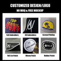 Gorro Snapback de cinco paneles sin estructura personalizado Gorras y sombreros de calle Gorra de campamento de 5 paneles en blanco