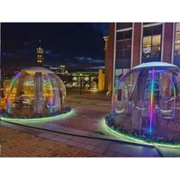 Tente dôme en polycarbonate pour le jardin Igloo Maison dôme en verre géodésique d'extérieur