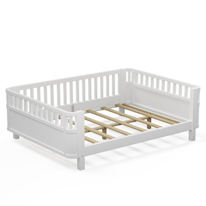 <span class=keywords><strong>Lit</strong></span> de sécurité pour enfants en bois massif avec barrières latérales complètes, <span class=keywords><strong>lit</strong></span> simple <span class=keywords><strong>junior</strong></span> conçu pour se connecter à un grand <span class=keywords><strong>lit</strong></span> - Product Image 5