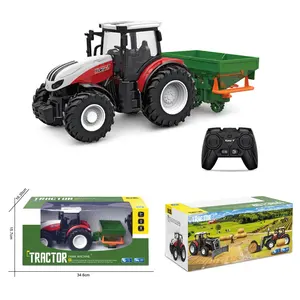 HW hot 2.4G 1:24 trattore agricolo Rc a 6 canali con camion telecomandato Bulldozer Rc leggero