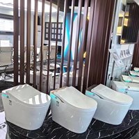 Nouveau design CUPC Intelligent cuvette de toilette pied capteur automatique chasse électronique toilette intelligente