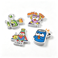 Aangepaste schattige cartoon stickers, waterdicht, krasbestendig, fruit, dessert en groente, gestanste voedselstickers, cadeau voor tieners en kinderen
