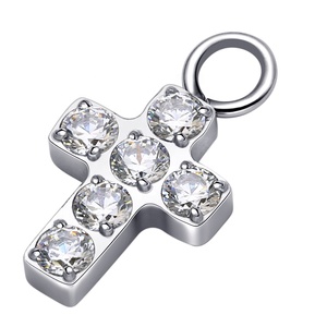 سلسلة جسم معدنية أبدية من الذهب الأبيض الخالص عيار 14 قيراط - Product Image 4