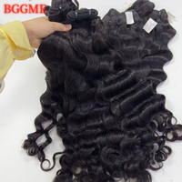 Vague bouclée en gros Paquets de cheveux bruts cambodgiens Vendeur indien naturel ondulé Cheveux bruts bouclés vietnamiens birmans